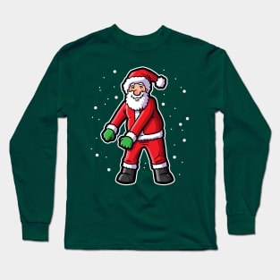 Flossing Santa Long Sleeve T-Shirt